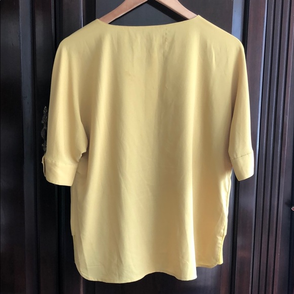 Ann Taylor yellow top - Picture 4 of 7